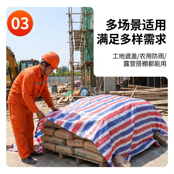4米宽加厚彩条布